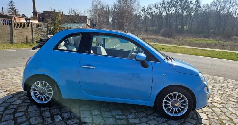 Fiat 500 cena 18900 przebieg: 122373, rok produkcji 2014 z Chodzież małe 781